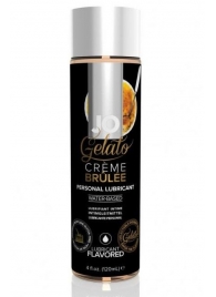 Лубрикант с ароматом крем-брюле JO GELATO CREME BRULEE - 120 мл. - System JO - купить с доставкой в Бердске