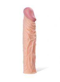 Насадка с ярко выраженной головкой и рельефным стволом - 19 см. - A-toys - в Бердске купить с доставкой