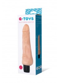 Вибратор-реалистик с дополнительным рельефом у основания - 19,2 см. - A-toys