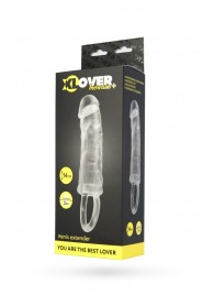 Прозрачная насадка с петлёй для фиксации - 14 см. - ToyFa - в Бердске купить с доставкой