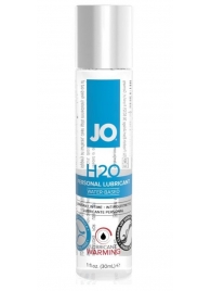 Возбуждающий лубрикант на водной основе JO Personal Lubricant H2O Warming - 30 мл. - System JO - купить с доставкой в Бердске