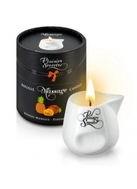 Массажная свеча с ароматом манго и ананаса Bougie de Massage Ananas Mangue - 80 мл. - Plaisir Secret - купить с доставкой в Бердске