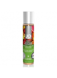 Смазка с ароматом тропических фруктов JO Flavored Tropical Passion - 30 мл. - System JO - купить с доставкой в Бердске