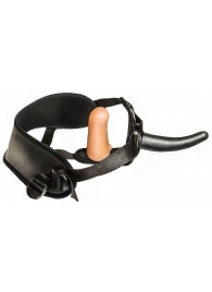 Женский страпон с вагинальной пробкой Woman Strap - 12 см. - LOVETOY (А-Полимер) - купить с доставкой в Бердске