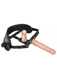Женский страпон с вагинальной пробкой Woman Strap - 18 см. - LOVETOY (А-Полимер) - купить с доставкой в Бердске