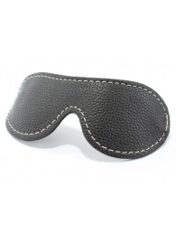 Кожаная маска на глаза - БДСМ Арсенал - купить с доставкой в Бердске