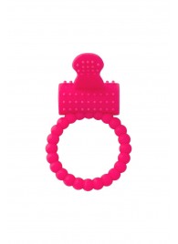 Розовое силиконовое виброкольцо A-toys - A-toys - в Бердске купить с доставкой