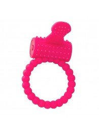 Розовое силиконовое виброкольцо A-toys - A-toys - в Бердске купить с доставкой