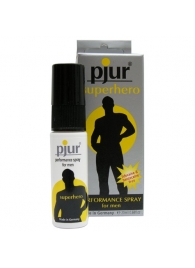 Пролонгирующий мужской спрей pjur SUPERHERO spray - 20 мл. - Pjur - купить с доставкой в Бердске