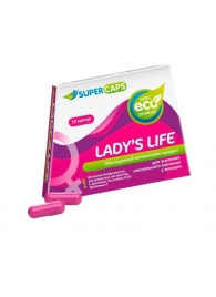 Возбуждающие капсулы Ladys Life - 14 капсул (0,35 гр.) - SuperCaps - купить с доставкой в Бердске