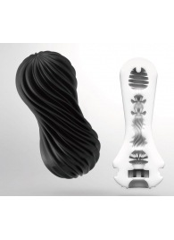 Мастурбатор FLEX Rocky Black с плотным рельефом - Tenga - в Бердске купить с доставкой