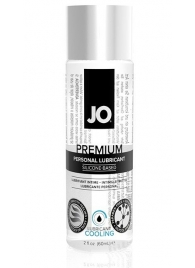 Охлаждающий лубрикант на силиконовой основе JO Personal Premium Lubricant Cooling - 60 мл. - System JO - купить с доставкой в Бердске