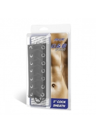 Сбруя на член на шнуровке 5  Cock Sheath - BlueLine - купить с доставкой в Бердске
