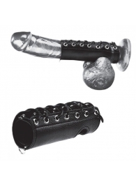 Сбруя на член на шнуровке 5  Cock Sheath - BlueLine - купить с доставкой в Бердске