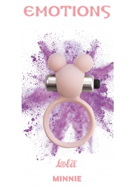 Розовое эрекционное виброколечко Emotions Minnie Light pink - Lola Games - в Бердске купить с доставкой