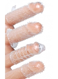 Набор из 4 насадок на член Pleasured Penis Enhancement Sleeve 4 Pack - XR Brands - в Бердске купить с доставкой