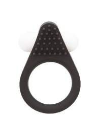 Чёрное эрекционное кольцо LIT-UP SILICONE STIMU RING 1 BLACK - Dream Toys - в Бердске купить с доставкой