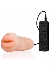 Мастурбатор-ротик с вибрацией REALSTUFF VIBRATING MASTURBATOR MOUTH - Dream Toys - в Бердске купить с доставкой