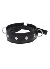 Полиуретановый ошейник с пуклями и D-кольцами Collar with Studs - Blush Novelties - купить с доставкой в Бердске