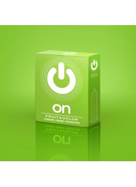 Цветные ароматизированные презервативы ON) Fruit   Color - 3 шт. - ON) - купить с доставкой в Бердске