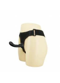 Страпон с изогнутой головкой Ultra Harness Curvy Dildo - 15,8 см. - Baile - купить с доставкой в Бердске