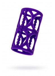 Фиолетовая насадка-сетка на член - A-toys - в Бердске купить с доставкой