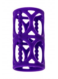 Фиолетовая насадка-сетка на член - A-toys - в Бердске купить с доставкой