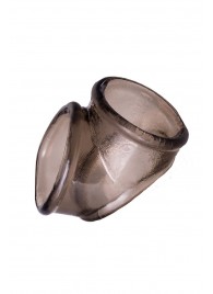 Дымчатое эрекционное кольцо с фиксацией мошонки - ToyFa - в Бердске купить с доставкой