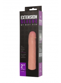 Насадка-удлинитель Extension sleeve телесного цвета - 18,5 см. - Sitabella - в Бердске купить с доставкой