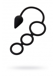 Тройное эрекционное кольцо с анальным хвостом Drop S-size - Erotist Adult Toys - в Бердске купить с доставкой
