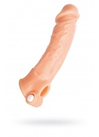 Удлиняющая насадка на пенис с вибрацией - 18,5 см. - ToyFa - в Бердске купить с доставкой