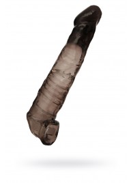 Чёрная насадка на пенис - 22,5 см. - ToyFa - в Бердске купить с доставкой