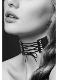 Оригинальный ошейник-чокер со шнуровкой - Bijoux Pour Toi - купить с доставкой в Бердске