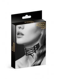 Оригинальный ошейник-чокер со шнуровкой - Bijoux Pour Toi - купить с доставкой в Бердске