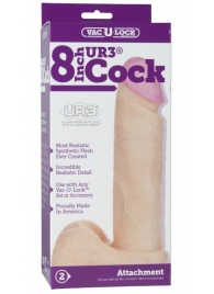 Ультрареалистичная насадка для трусиков Vac-U-Lock 8  ULTRASKYN Cock - 20,57 см. - Doc Johnson - купить с доставкой в Бердске