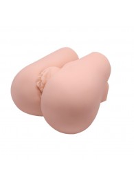 Реалистичный мастурбатор с вибрацией и двумя тоннелями - вагиной и анусом - Baile - в Бердске купить с доставкой