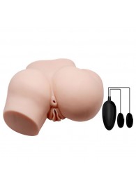 Телесный полуторс с двумя любовными тоннелями и вибрацией - Baile - в Бердске купить с доставкой