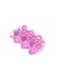 Розовая насадка на пенис Rings Armour - Lola Games - в Бердске купить с доставкой