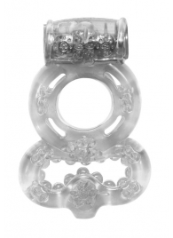 Прозрачное эрекционное кольцо Rings Treadle с подхватом - Lola Games - в Бердске купить с доставкой