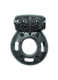 Черное эрекционное кольцо с вибрацией Rings Axle-pin - Lola Games - в Бердске купить с доставкой