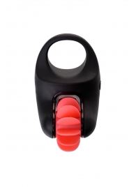 Чёрно-красное эрекционное виброкольцо Erotist - Erotist Adult Toys - в Бердске купить с доставкой