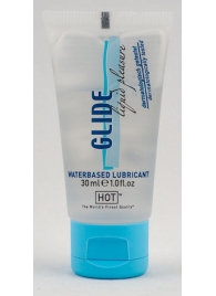 Интимная смазка на водной основе Glide - 30 мл. - HOT - купить с доставкой в Бердске