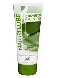 Лубрикант на водной основе NatureLube с алоэ вера - 100 мл. - HOT - купить с доставкой в Бердске