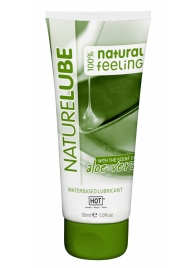 Смазка на водной основе с алоэ вера Nature Lube - 30 мл. - HOT - купить с доставкой в Бердске