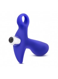 Синий стимулятор простаты с ручкой-кольцом Performance Prostimulator 02 - Blush Novelties - в Бердске купить с доставкой