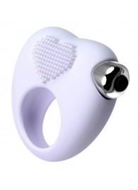 Белое виброкольцо для продления полового акта JOS MOYS - JOS - в Бердске купить с доставкой