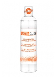 Гель-смазка 2-в-1 MASSAGE   LUBRICANT GUARANA - 300 мл. - Waterglide - купить с доставкой в Бердске