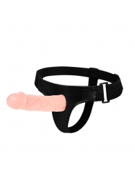 Телесный фаллоимитатор на трусиках Jessica Strap-On - 15,5 см. - Baile - купить с доставкой в Бердске
