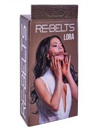 Кляп-трензель Lora с металлическими кольцами - Rebelts - купить с доставкой в Бердске