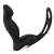 Черный вибромассажер простаты P-PLEASER W ERECTION ENHANCE - Dream Toys - в Бердске купить с доставкой